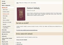Ilustrace - web města Česk&yacute; Krumlov - potřebuji si vyř&iacute;dit cestovn&iacute; doklady