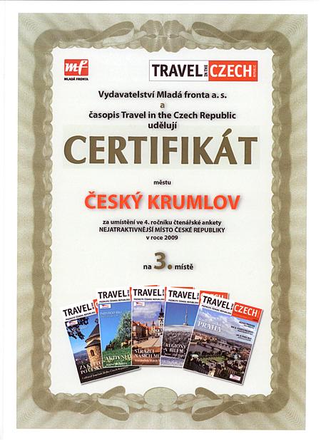 Oceněn&iacute; Travel in the Czech Republic