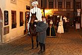 3. adventní neděle - Ježíškův Poštovní úřad U Zlatého anděla a příjezd Bílé paní, Český Krumlov 11.12.2011, foto: Lubor Mrázek