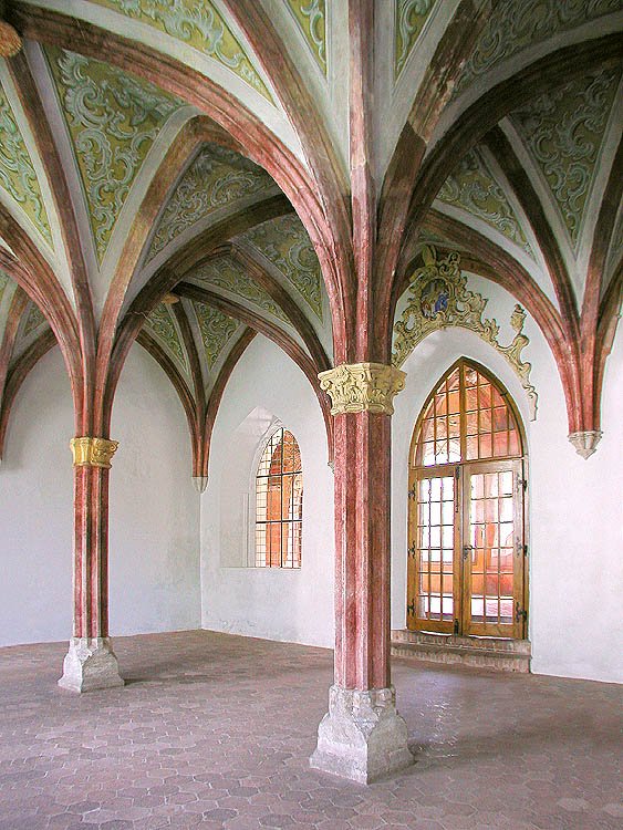 Zlatá Koruna Monastery, capitular hall