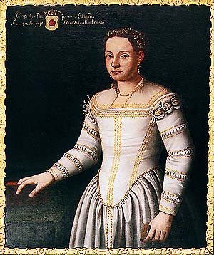 Portrait of Perchta von Rosenberg - White Lady 