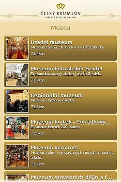 Mobiln&iacute; průvodce Česk&yacute; Krumlov - uk&aacute;zka 2