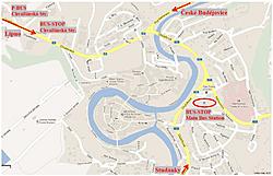 Map of Terminals and Parking