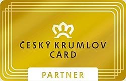Označen&iacute; Česk&yacute; Krumlov Card Partner