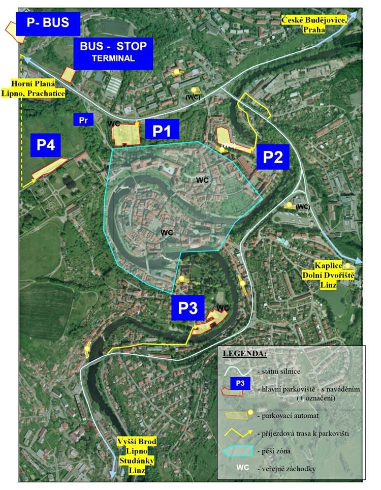Parking map - scheme