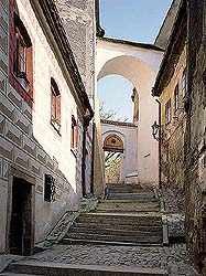 Castle steps in Český Krumlov, foto: Libor Sváček 