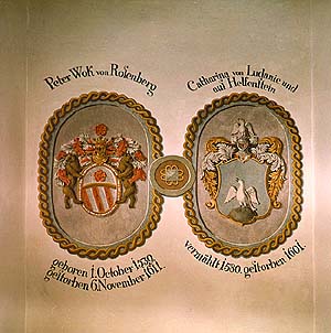 Coat-of-arms of Peter Wok von Rosenberg 