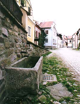 Kašna na Parkánu v Českém Krumlově 
