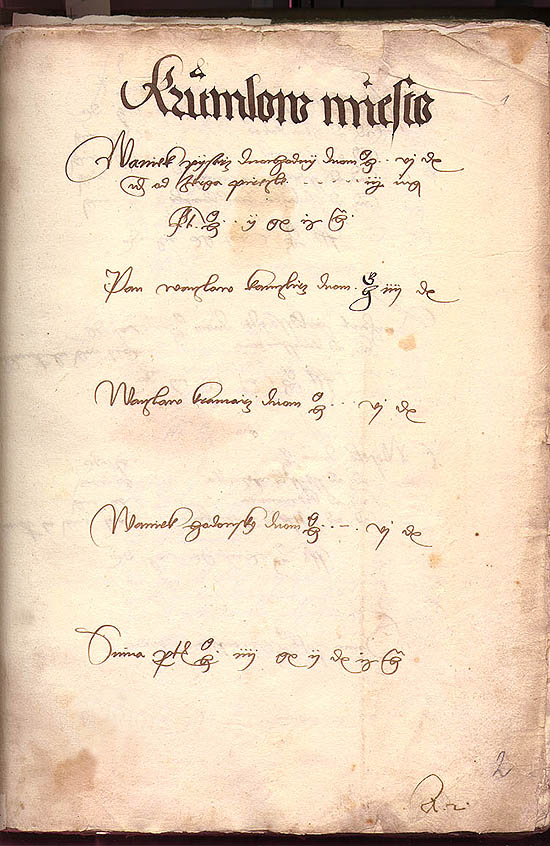 Václav Albín of Helfenburk, handwriting and signature