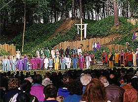 Passion plays in Hořice na Šumavě 