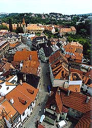 Latrán, view from tower of the Church of St. Jošt 