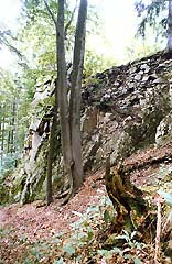 Kuklov, castle ruins 