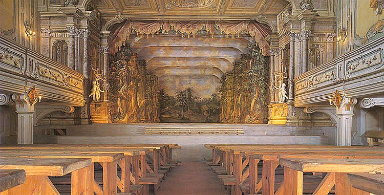 Castle Theatre in Český Krumlov, forest scene