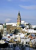 Český Krumlov under a blanket of snow, source: Destination Management of the town of Český Krumlov, photo by: Lubor Mrázek