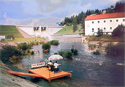 Vodní slalom Čertovy proudy, 2001, foto: František Schusser 