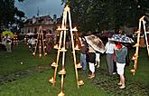Messages to our descendants and Illuminations in the Monastery garden, 2nd August 2009, photo by: Lubor Mrázek
