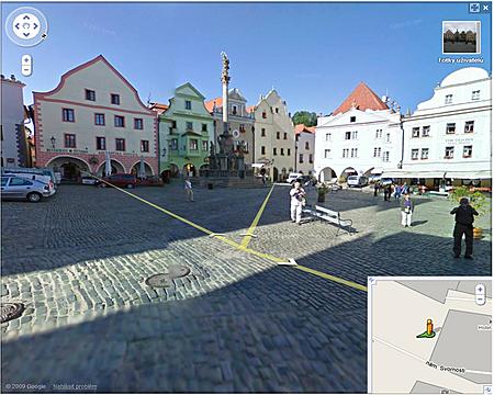 Google Street View N&aacute;měst&iacute; Svornosti