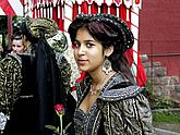 Renaissance women´s beauty, Celebrations of five petalled rose 2002, photo by: Lubor Mrázek