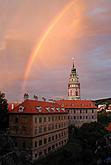 Regenbogen über dem Schloss Český Krumlov, Foto: Lubor Mrázek