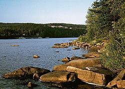 3508b Lake Lipno, stony shore, foto Libor Sváček, archiv OIS 