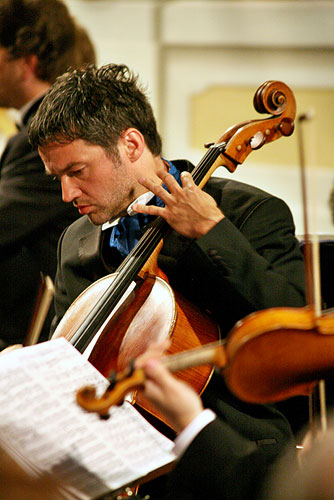 Jiří Bárta - violoncello, Maškarní sál zámku Český Krumlov, 5.7.2007, Festival komorní hudby Český Krumlov, foto: © 2007 Lubor Mrázek