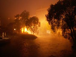 Noční Krumlov, foto Tibor Horváth 