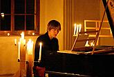 Monika Knoblochová - cembalový recitál, vstupní sál opatství, 12.9.2006, Královský hudební festival Zlatá Koruna, foto © 2006 Lubor Mrázek; archiv OIS-2006080737b 