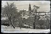 Pohlednice č.1689 Zima v Českém Krumlově. Foto: Fotoateliér Seidel 