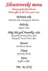 Silvestrovské menu Maštal 