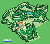 golf, Český Krumlov, mapa 