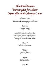 Silvestermenu Silvestermenu