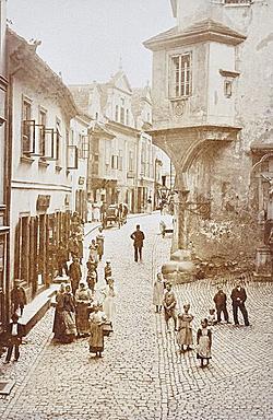 Josef Wolf: Horní ulice, r. 1899 