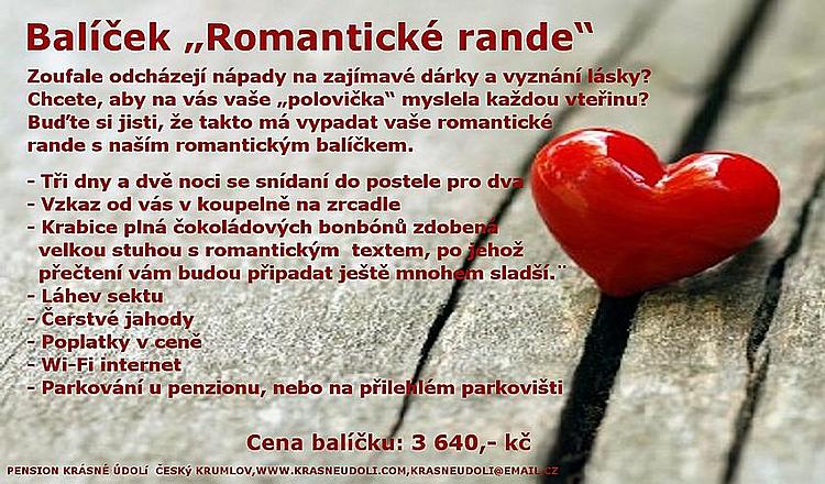 Balíček „Romantické rande“