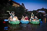 Noční rafting Krumlovem 