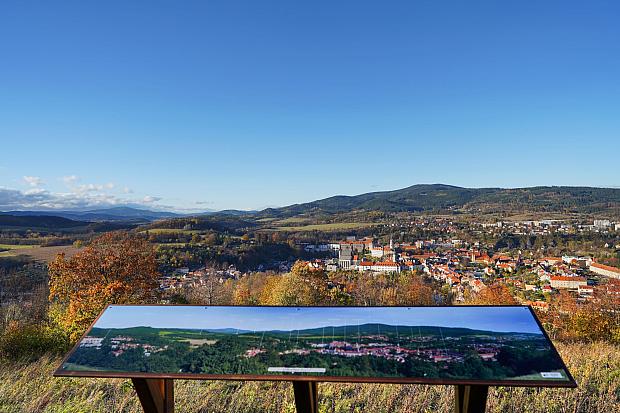 Lookout point on the top of the Křížová hora