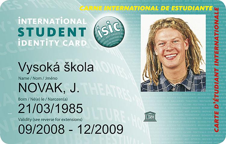 ISIC Card Infocenter Český Krumlov