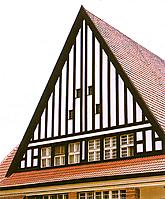Překrásné štíty starší zástavby Větřní 