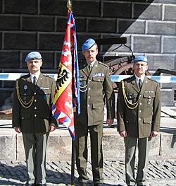 Foto ze setkání Modrých baretů z roku 2006 