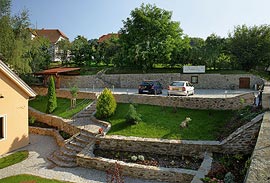 Pension Tilia Český Krumlov, parking lot, photo: Libor Sváček 