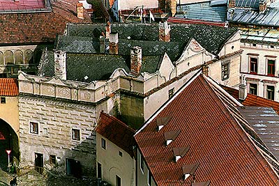 Schloss Nr. 46 - Neue Apotheke - Ansicht vom I. Hof des Schlosses Český Krumlov 