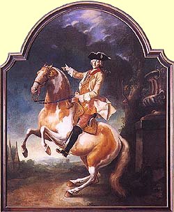 Josef Adam ze Schwarzenberku, jezdecký portrét 