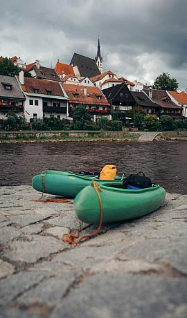 Boating from Krumlov to Zlatá Koruna