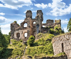 Ostersonntag auf der Burg Dívčí Kámen