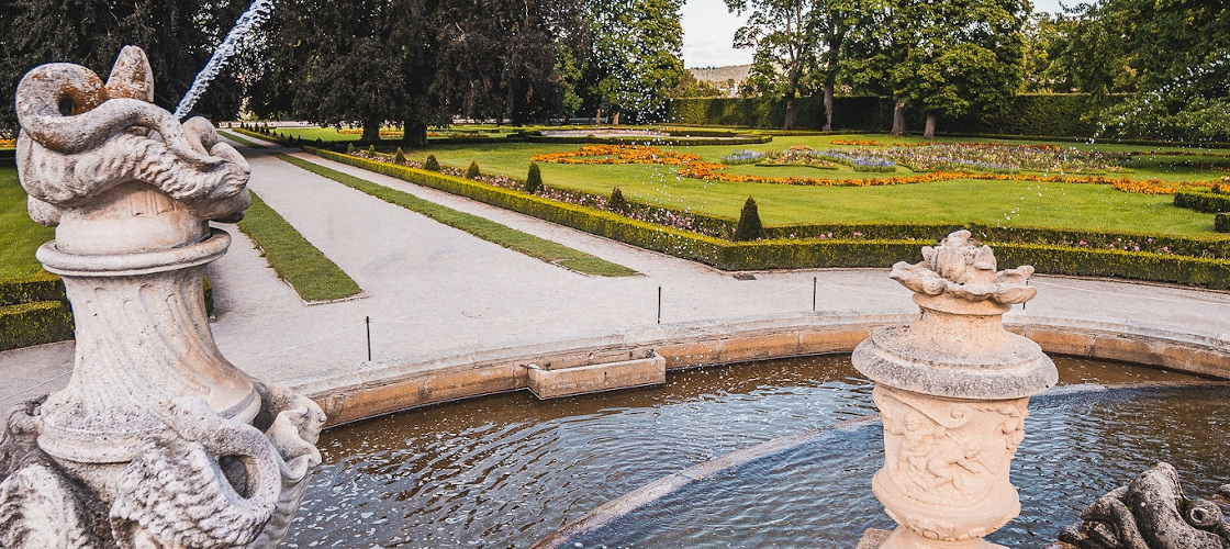 Schlossgarten, Quelle: DMO Český Krumlov, z.s., Foto: Tomáš Perzl