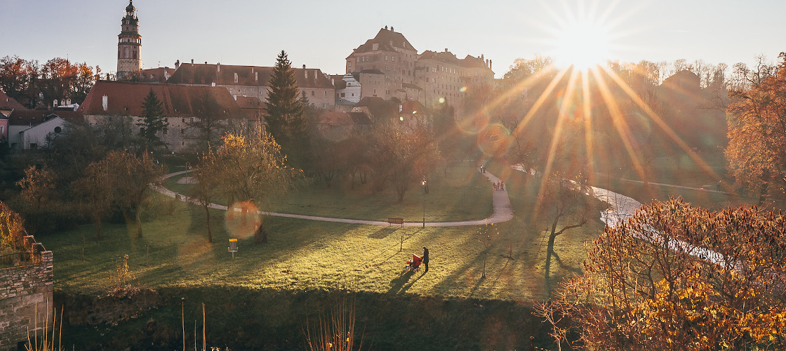 Jelení (Deer) garden, source: DMO Český Krumlov, z.s., photo by: Tomáš Perzl