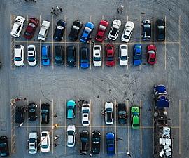 Parking in Český Krumlov