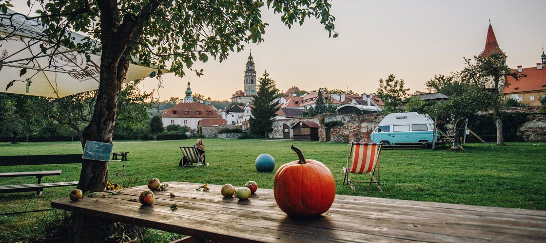 Podzimní Pivovarská zahrada, zdroj: DMO Český Krumlov, z. s., foto: Jiří Dužár