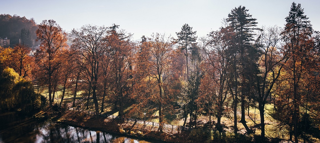 Městský park, zdroj: DMO Český Krumlov, z. s., foto: Tomáš Perzl