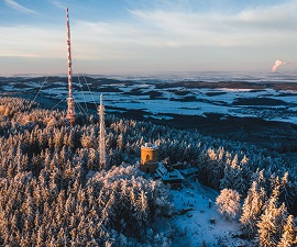 Wanderung zum Berg Kleť