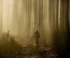 Radtour zum Berg Kleť